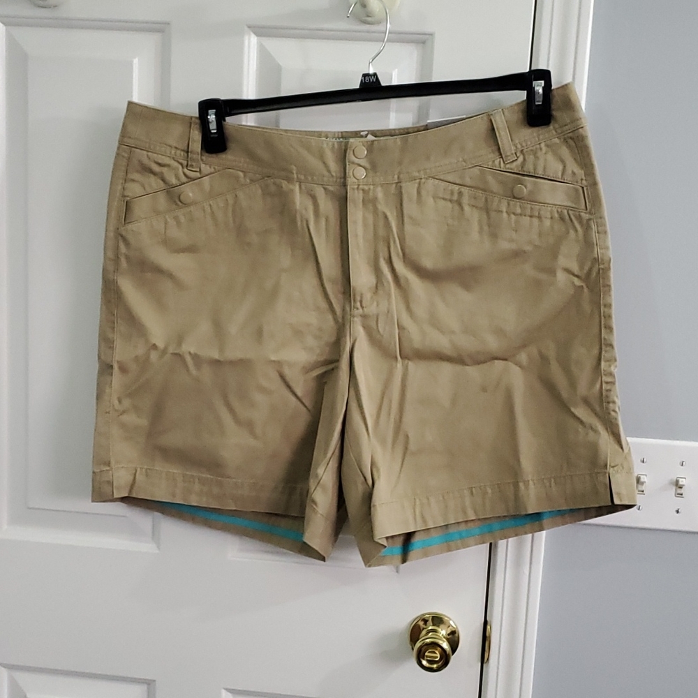 Womens Khaki Shorts